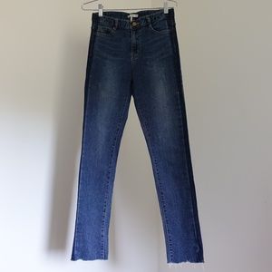 OAK + FORT Colour Blocked Jeans